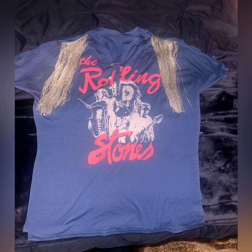 Distressed Rolling Stone Shirt